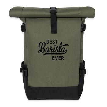 Barista - Rolltop Rucksack - Olive/Schwarz - Vorne