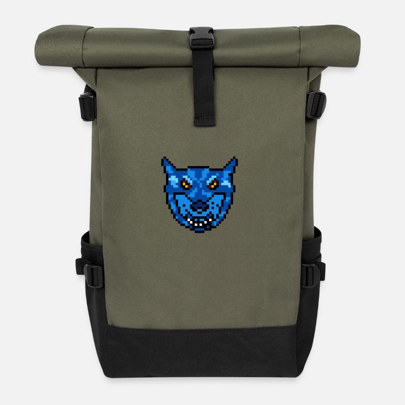 Blauer Wolf - Rolltop Rucksack - Olive/Schwarz