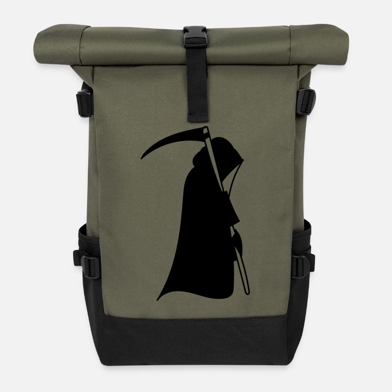 Der Tod - Rolltop Rucksack - Olive/Schwarz
