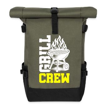 Grill Crew - Roll Top Backpack - olive/black - Front