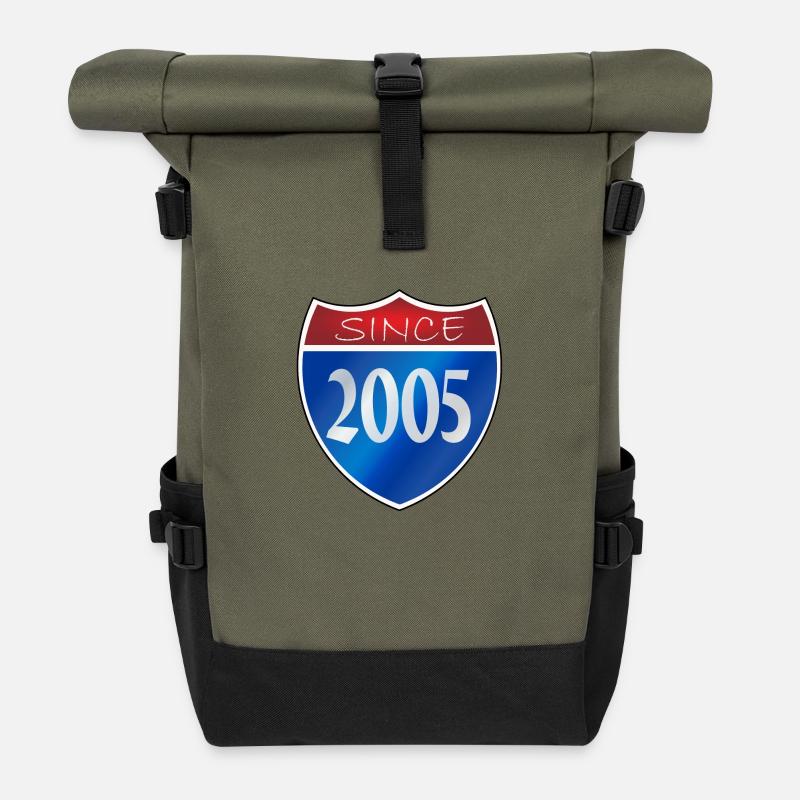 Since 2005 - Rolltop Rucksack - Olive/Schwarz