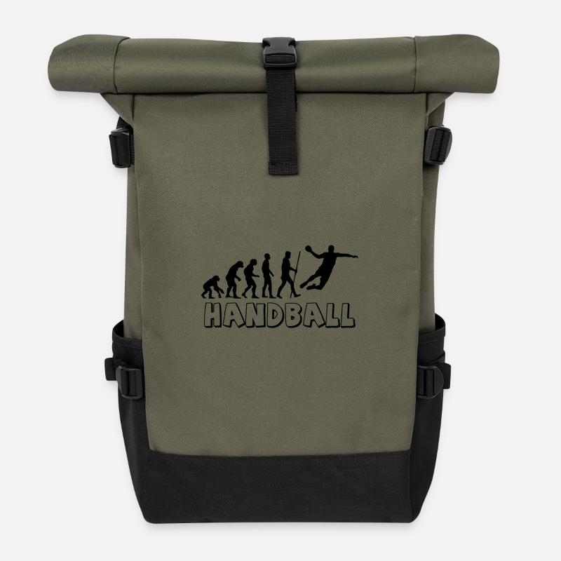 Handball Evolution - Rolltop Rucksack - Olive/Schwarz