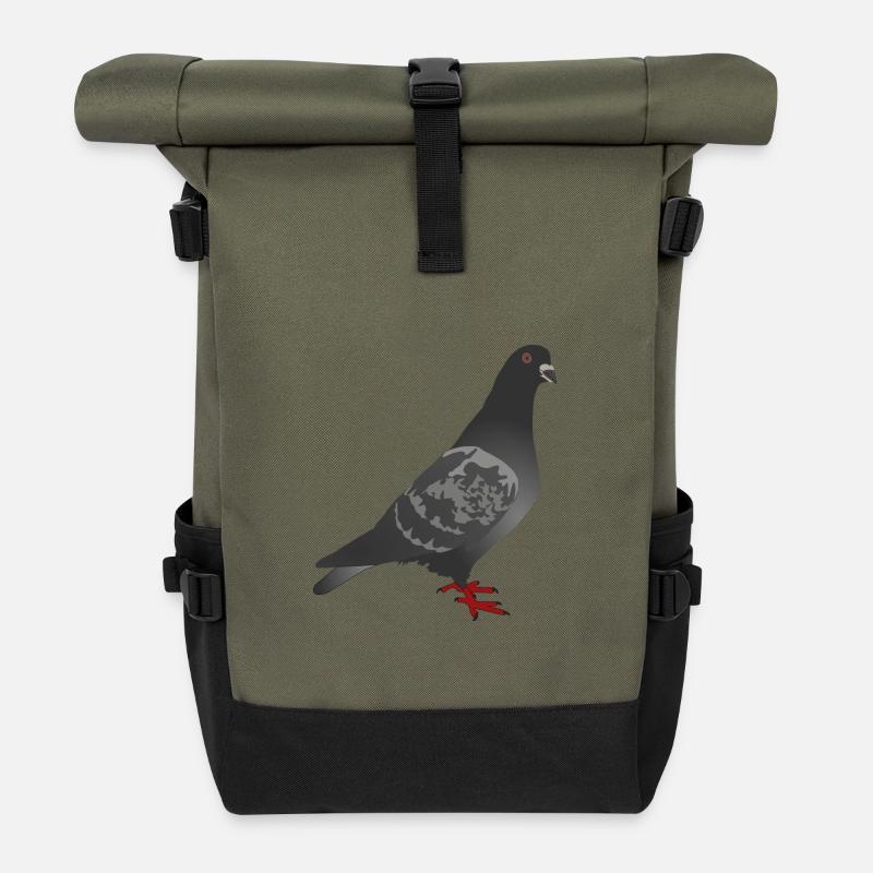 Taube - Rolltop Rucksack - Olive/Schwarz