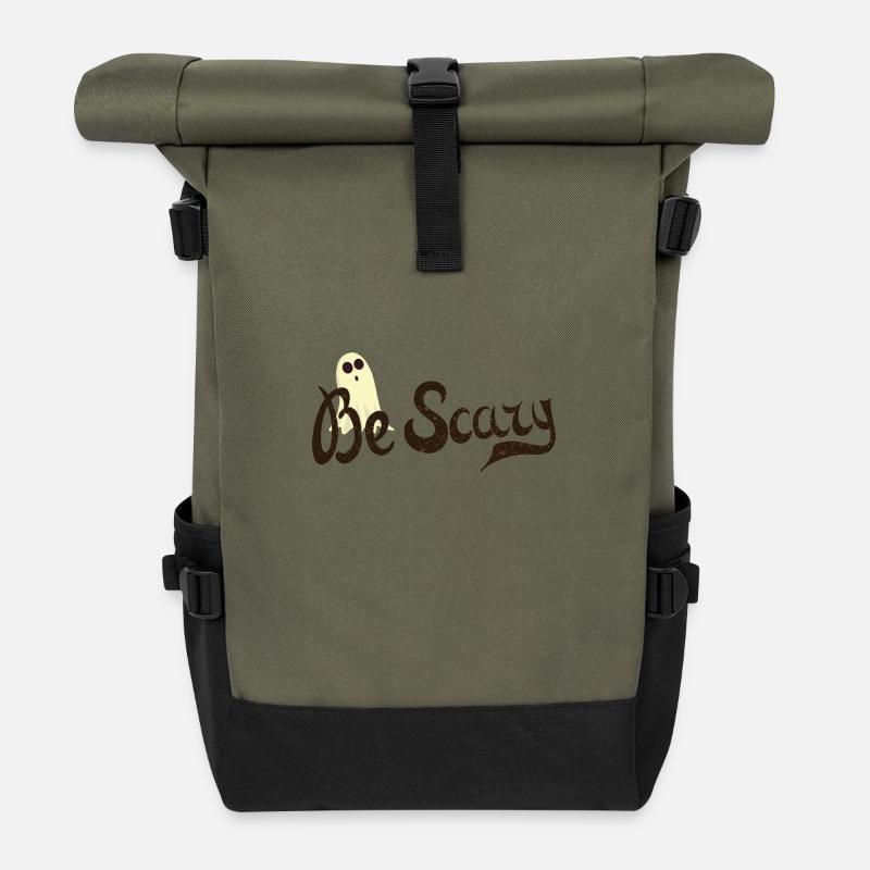 Be Scary - Rolltop Rucksack - Olive/Schwarz