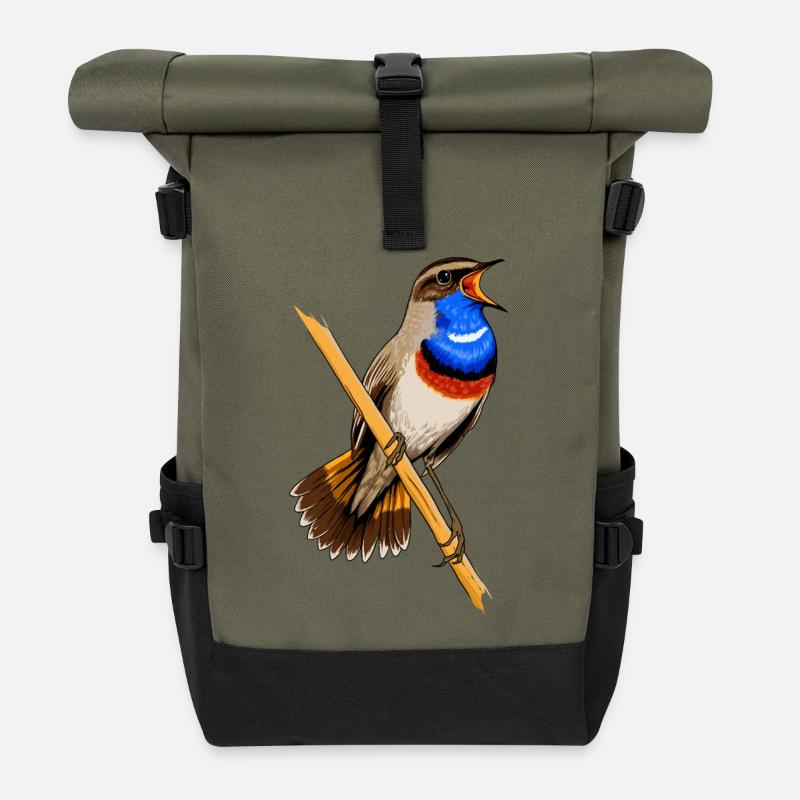 Blaukehle - Rolltop Rucksack - Olive/Schwarz
