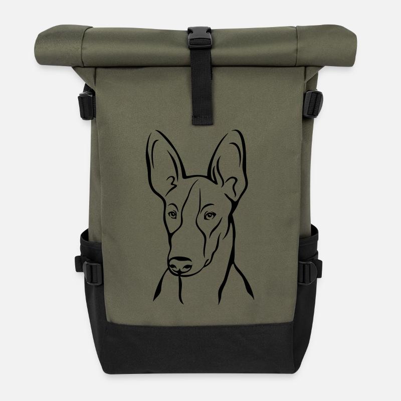 Podenco - Rolltop Rucksack - Olive/Schwarz