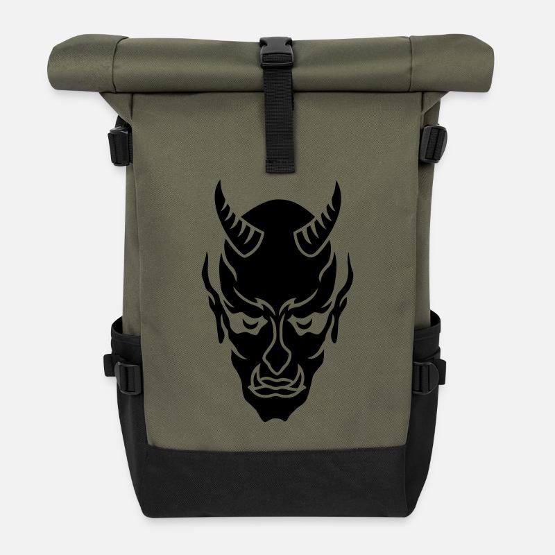 teufel - Rolltop Rucksack - Olive/Schwarz