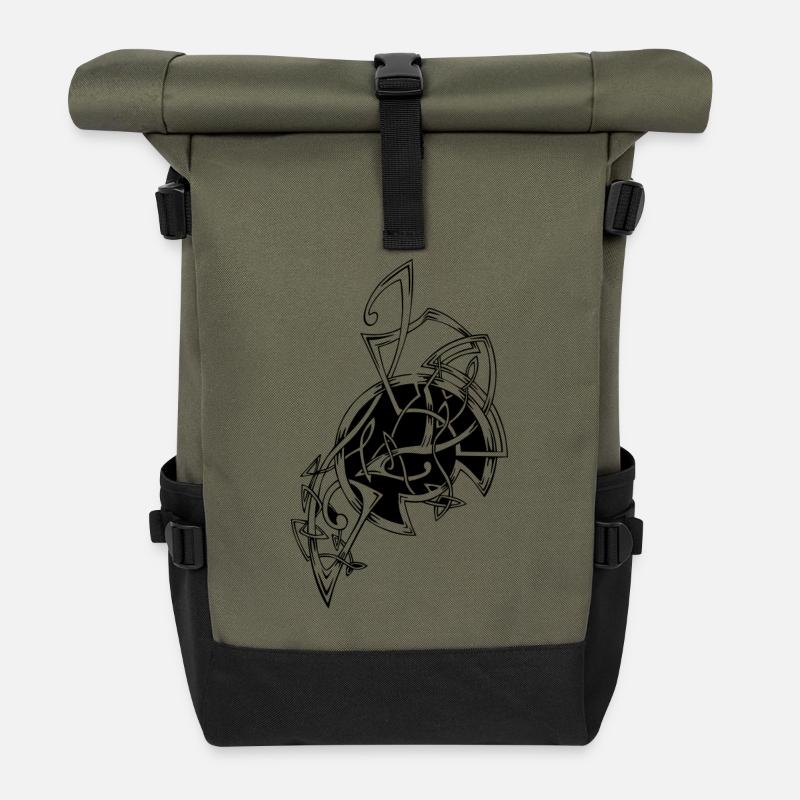 celtic 23 - Rolltop Rucksack - Olive/Schwarz