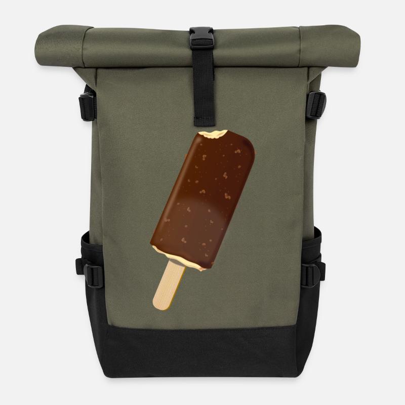 Eis - Rolltop Rucksack - Olive/Schwarz