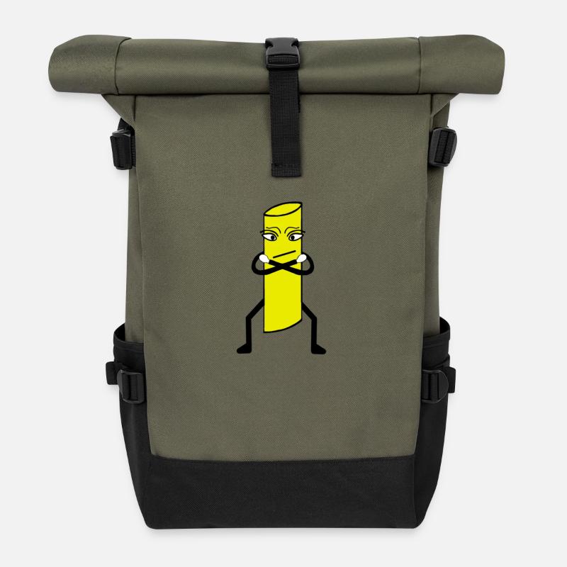 Nudel - Rolltop Rucksack - Olive/Schwarz