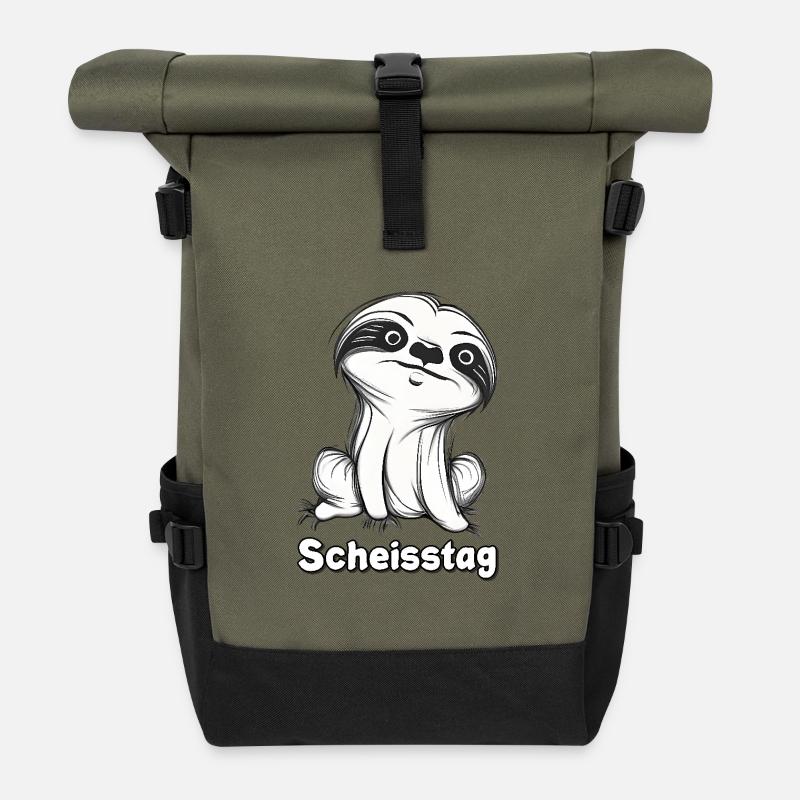Day - Roll Top Backpack - olive/black