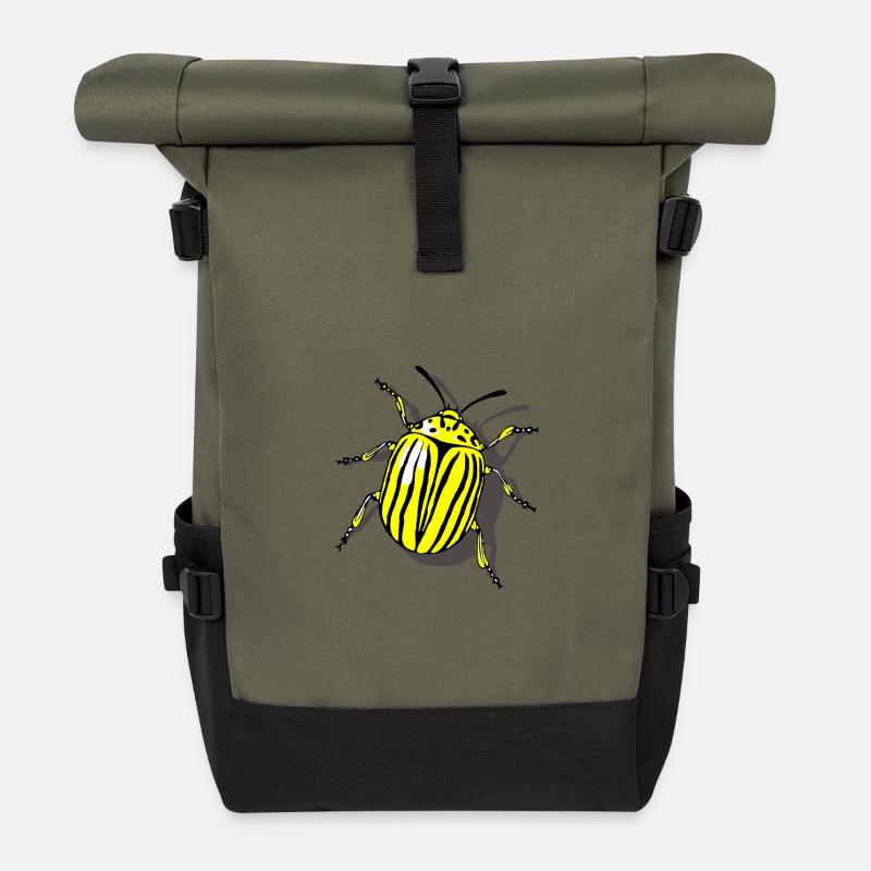 Doryphore - Sac à dos roll top - olive/noir
