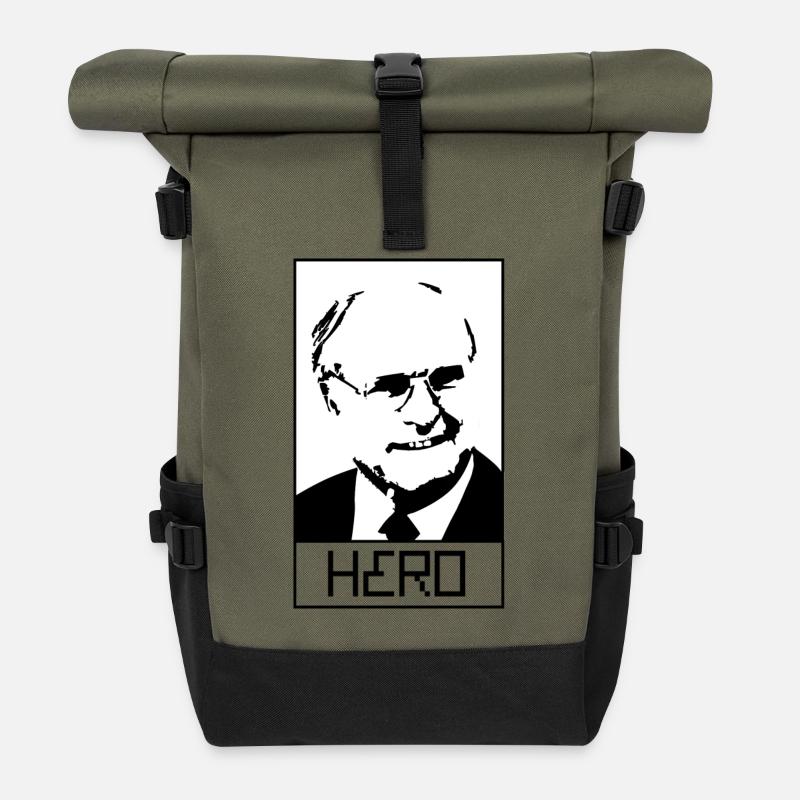 Helmut <> Hero - Rolltop Rucksack - Olive/Schwarz