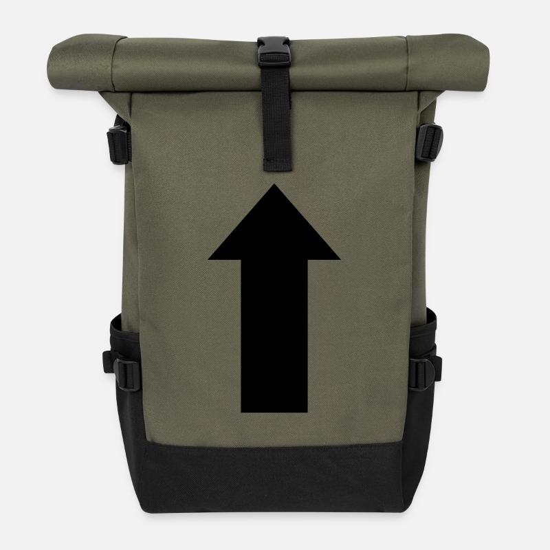 Pfeil - Rolltop Rucksack - Olive/Schwarz
