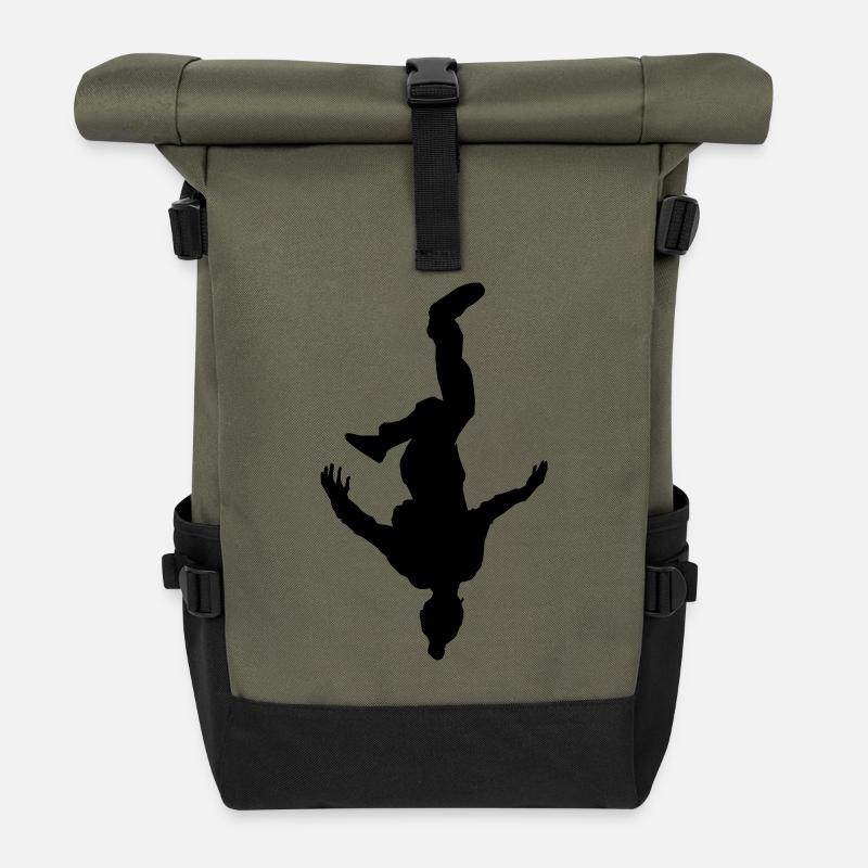 headdowner - Rolltop Rucksack - Olive/Schwarz