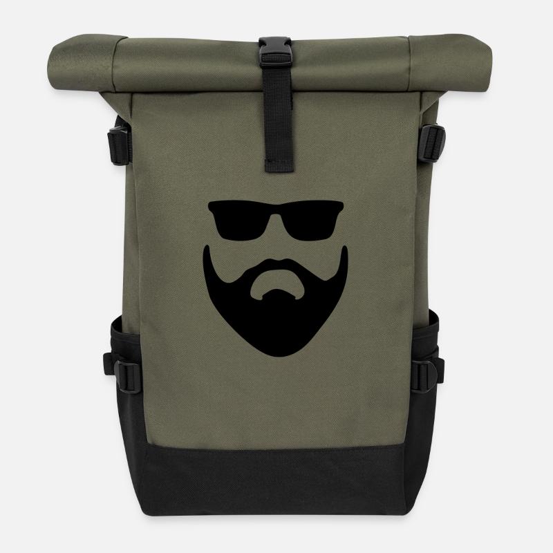 Bart - Rolltop Rucksack - Olive/Schwarz