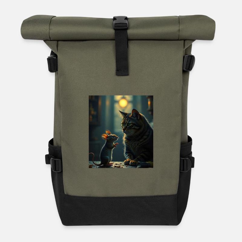 Didimaus69 - Rolltop Rucksack - Olive/Schwarz