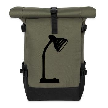 Beleuchtung Lampen Schreibtischlampe - Rolltop Rucksack - Olive/Schwarz - Vorne