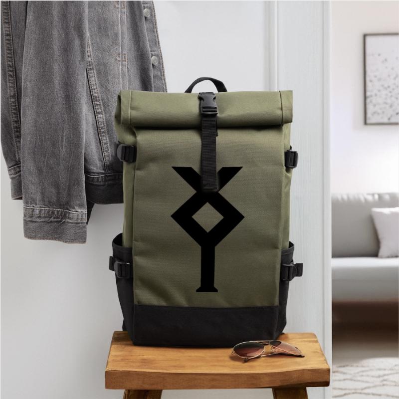 Ixylon sailing class nautical emblems Roll Top Backpack