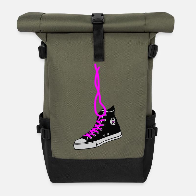 chucks - Rolltop Rucksack - Olive/Schwarz