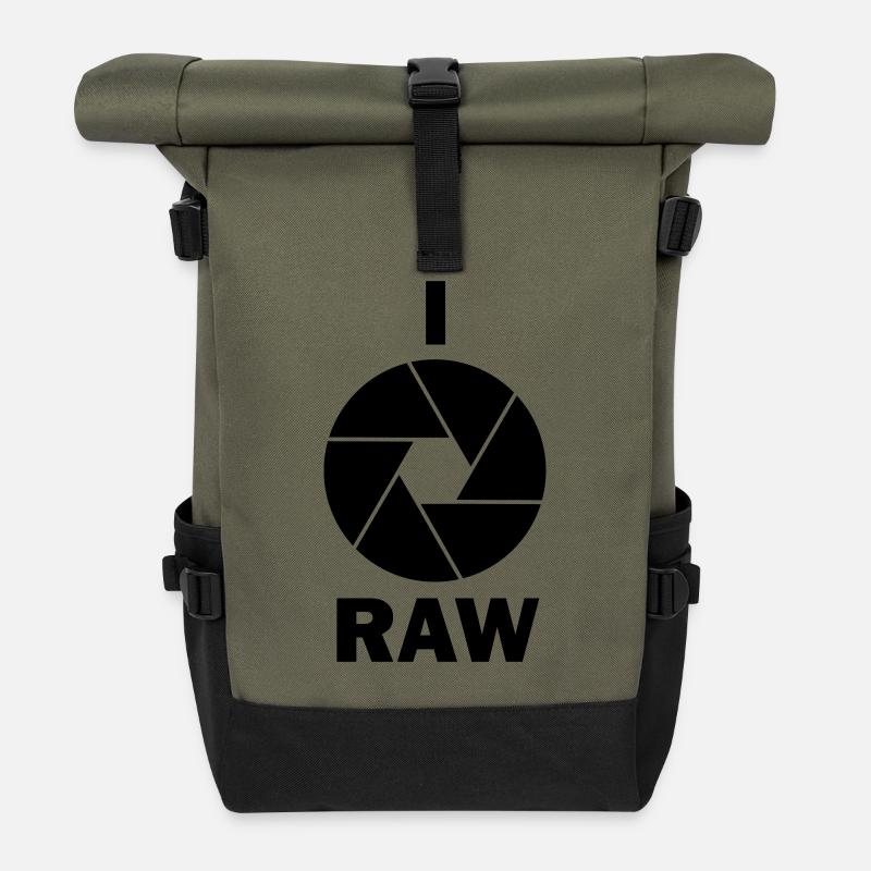 Blende RAW - Rolltop Rucksack - Olive/Schwarz