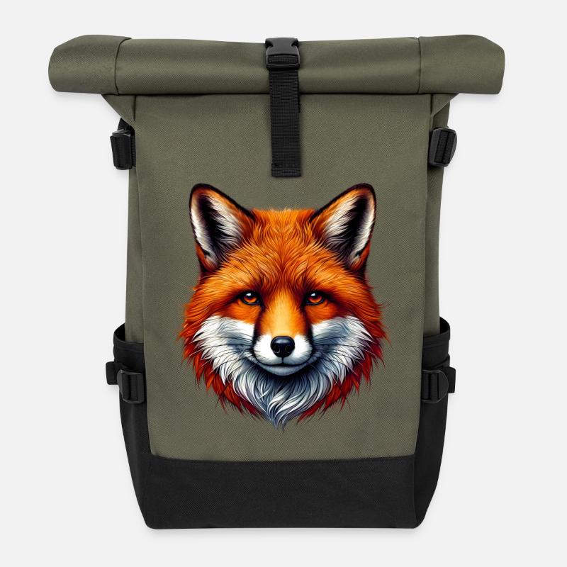 Fuchs - Rolltop Rucksack - Olive/Schwarz