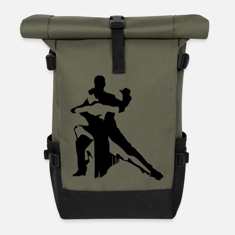 Tanzpaar - Rolltop Rucksack - Olive/Schwarz