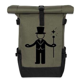 Cirque Magicien Magicien - Sac à dos roll top - olive/noir - Devant