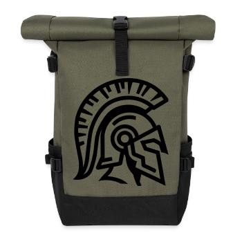 Spartan - Roll Top Backpack - olive/black - Front