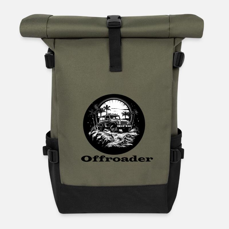 Offroader - Rolltop Rucksack - Olive/Schwarz