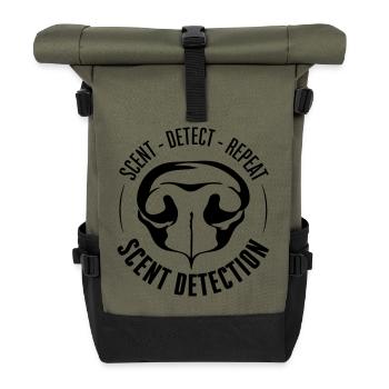 DÉTECTION DE PARFUM Chiens de dressage Chiens Recherche Chiens - Sac à dos roll top - olive/noir - Devant