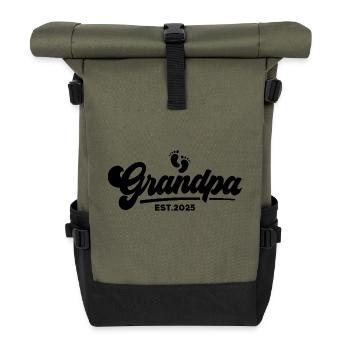 Opa 2025 - Rolltop Rucksack - Olive/Schwarz - Vorne