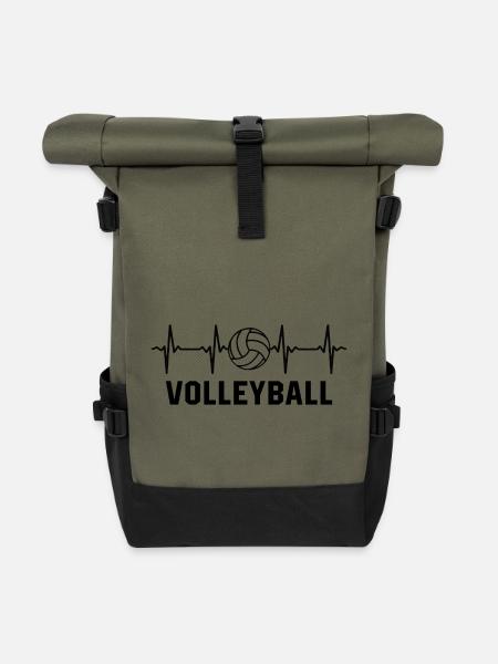Pallavolo - Zaino Rolltop - oliva/nero