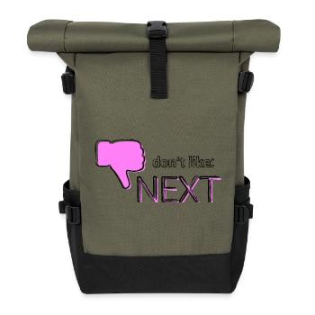 Je n’aime pas : Suivant - Sac à dos roll top - olive/noir - Devant