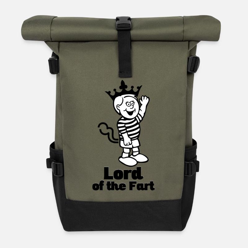 lordfart blak - Roll Top Backpack - olive/black