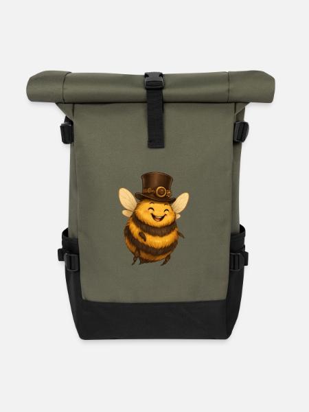 Hummel Bummel - Rolltop Rucksack - Olive/Schwarz