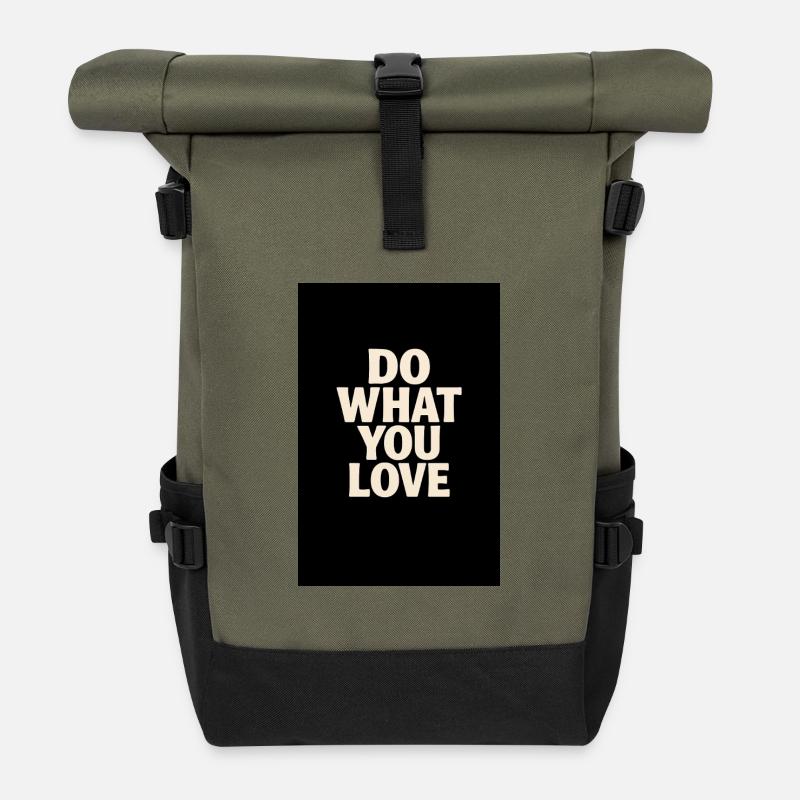 RayPay Motivation - Sac à dos roll top - olive/noir