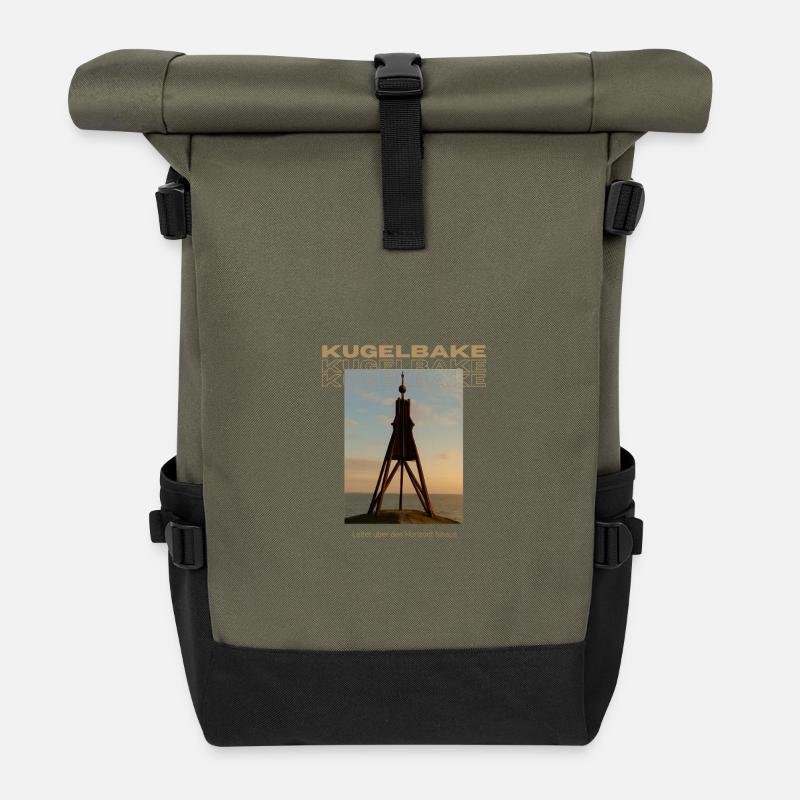 Kugelbake - Rolltop Rucksack - Olive/Schwarz