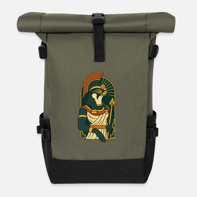 Horus - Sac à dos roll top - olive/noir