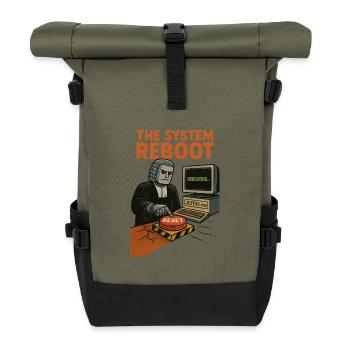 the system reboot - Roll Top Backpack - olive/black - Front