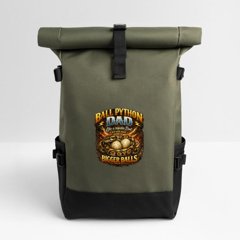 Python roi python Papa Œufs plus gros propriétaire de roi python Sac à dos roll top