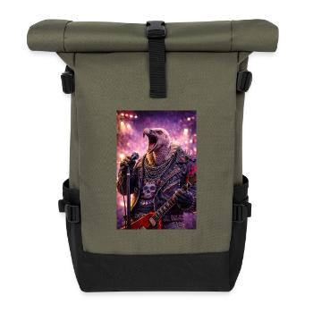 RockyZoo4 - Roll Top Backpack - olive/black - Front