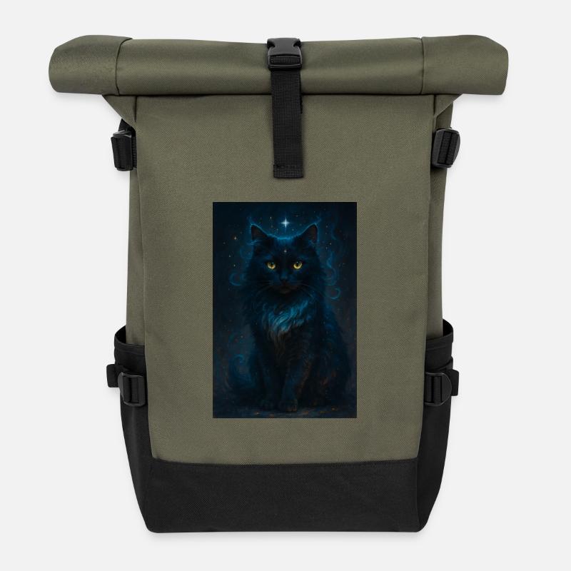 RockyZoo60 - Sac à dos roll top - olive/noir