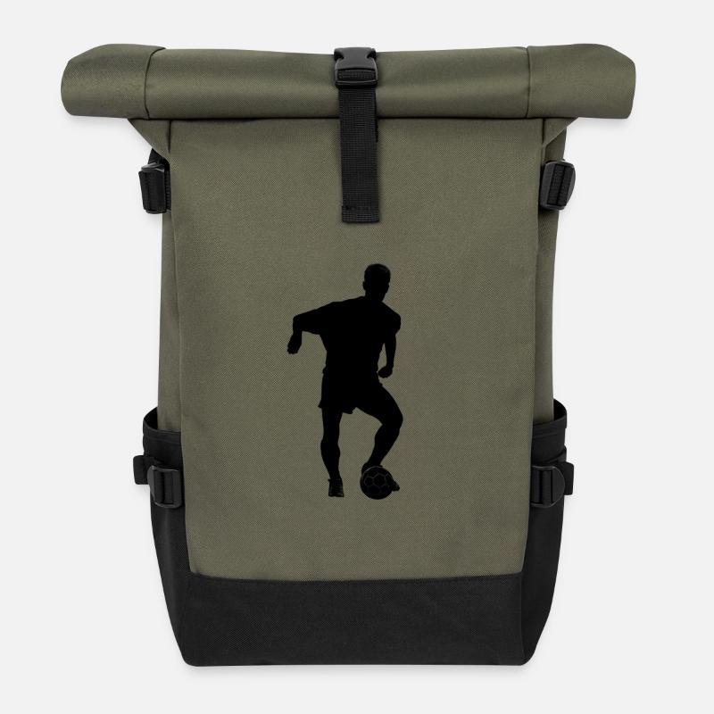 Dribbling - Rolltop Rucksack - Olive/Schwarz