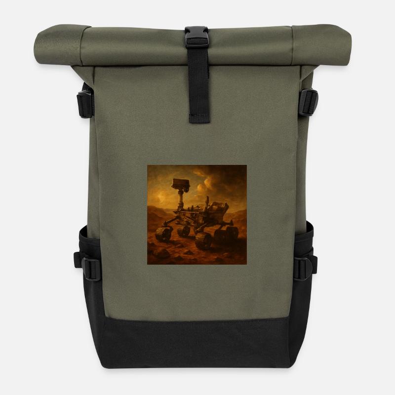 Das Ende der Welt - Rolltop Rucksack - Olive/Schwarz