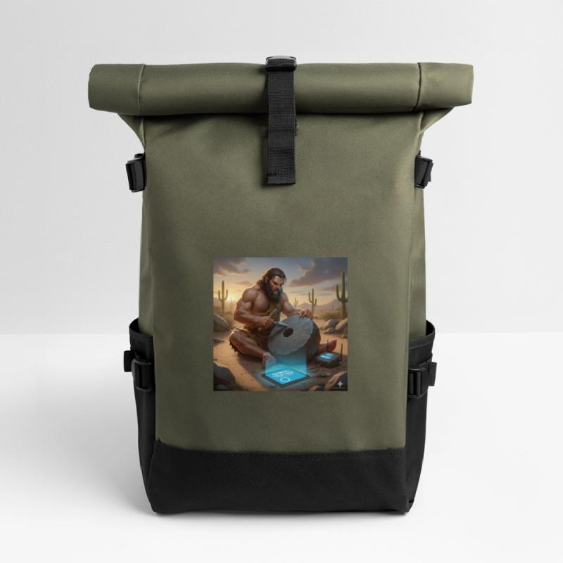 Caveman Tech Support – Das erste Tutorial Rolltop Rucksack
