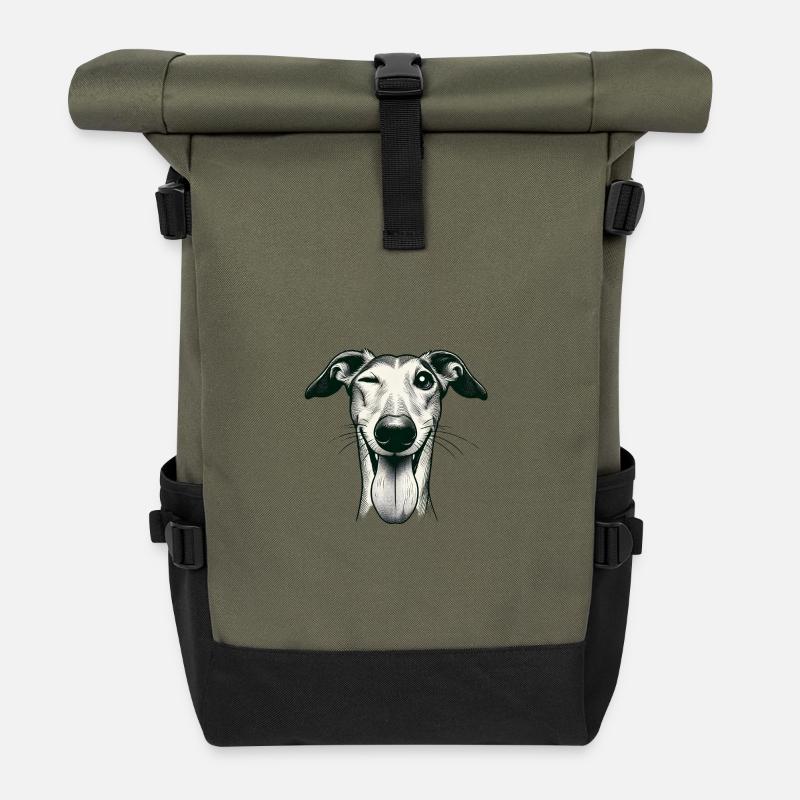 ;oP - Rolltop Rucksack - Olive/Schwarz