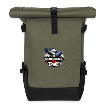 Fédéraliser ou mourir – L’essor de l’Europe - Sac à dos roll top - olive/noir - Devant
