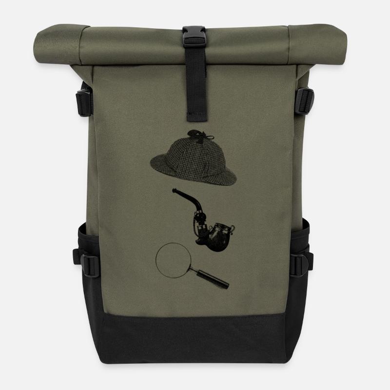 Holmes 2 - Rolltop Rucksack - Olive/Schwarz