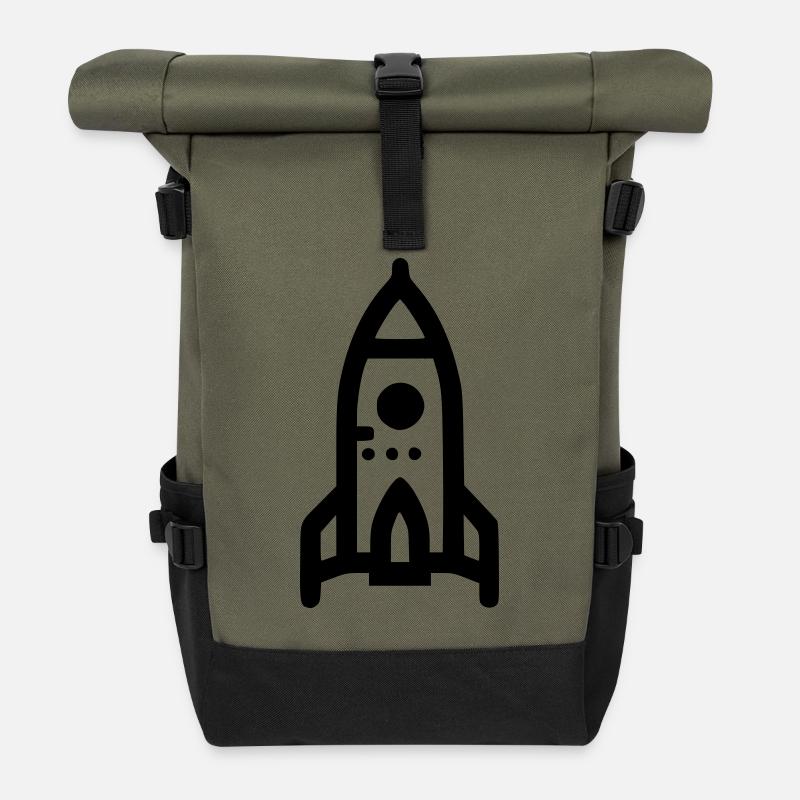Rakete - Rolltop Rucksack - Olive/Schwarz